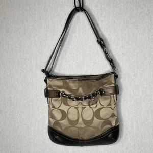 Coach, shoulder or crossbody bag.